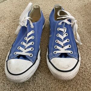 Converse Blue and White Women's Shoes